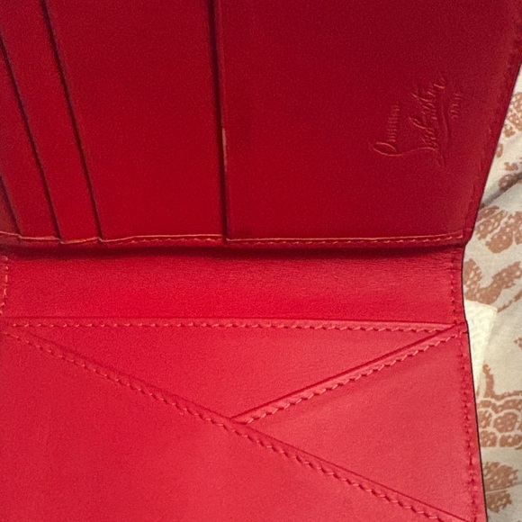 Studded Christan Louboutin Camo Card Holder - Picture 6 of 9